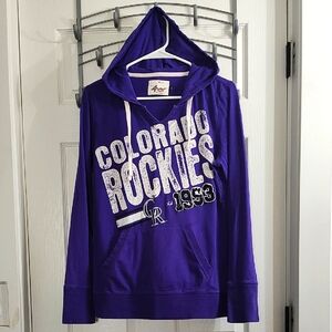 Purple Colorado Rockies Hoodie